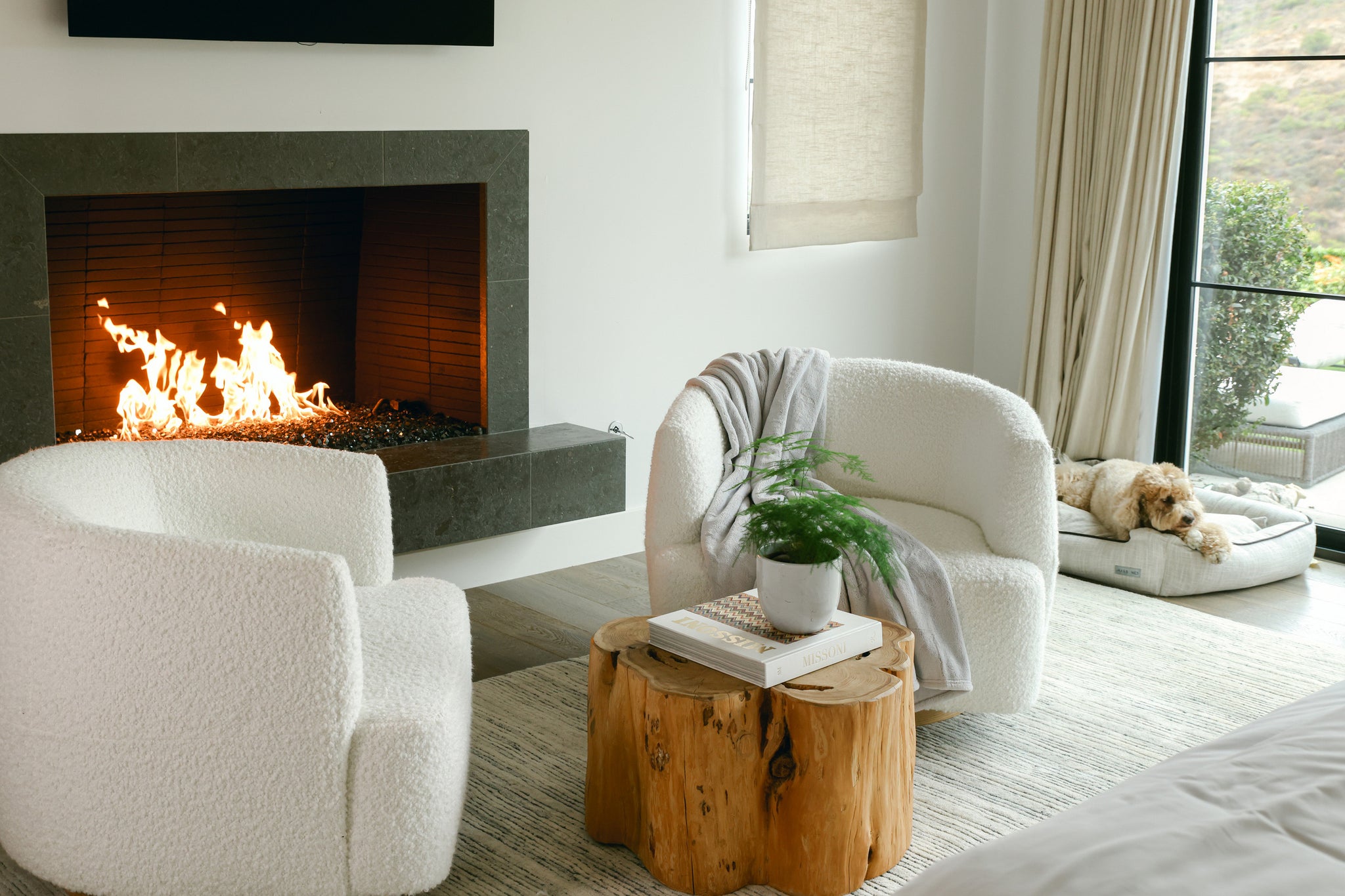 If you have a fireplace and mantle, put it to good use