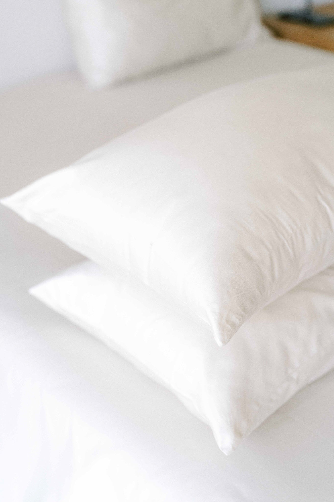 Wash or dry-clean pillow twice a year