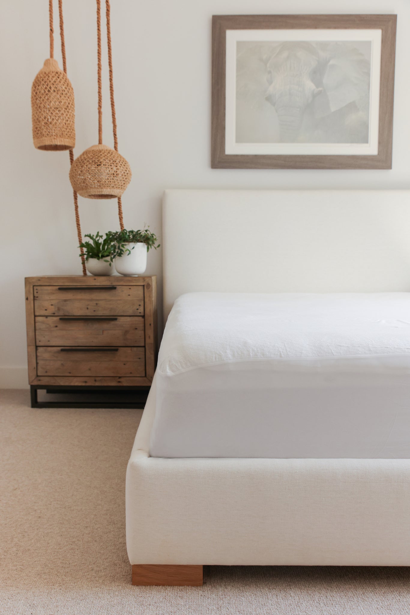 A comfortable night's sleep with a soft mattress protector