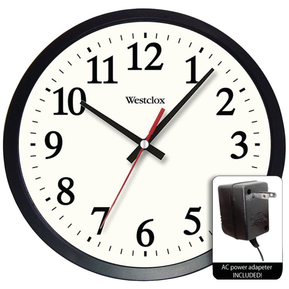 Westclox 14 Round Electric Powered Office Wall Clock Frederick Outlet