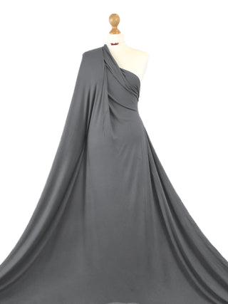 New Plain Viscose 4 Way Stretch Rayon Spandex Jersey Dress Fabric 58 silver  Grey -  Canada