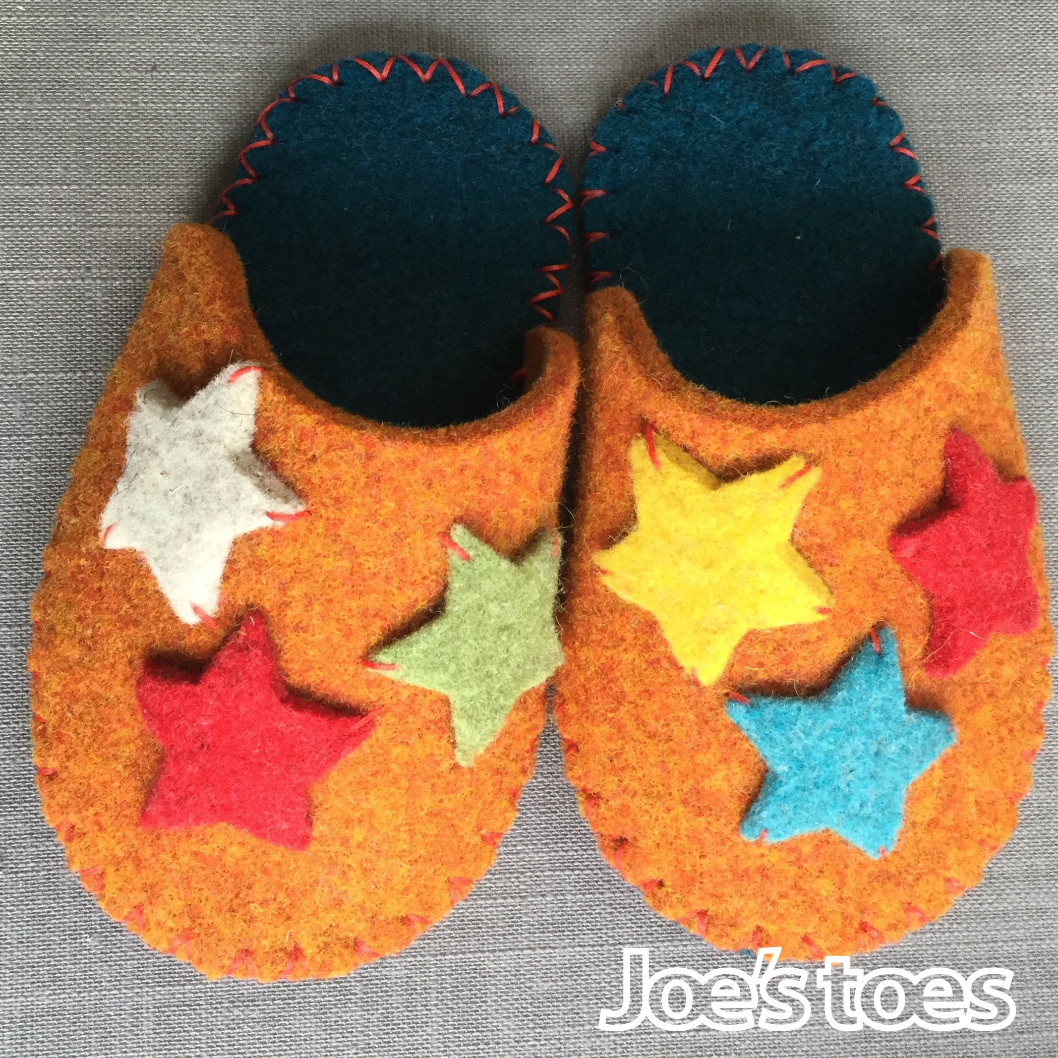 Star Toddlers & Kids DIY Felt Slippers | Make your own kids slippers ...