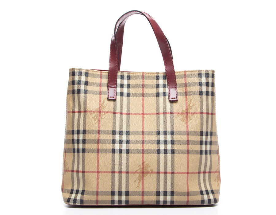 burberry canvas tote bag