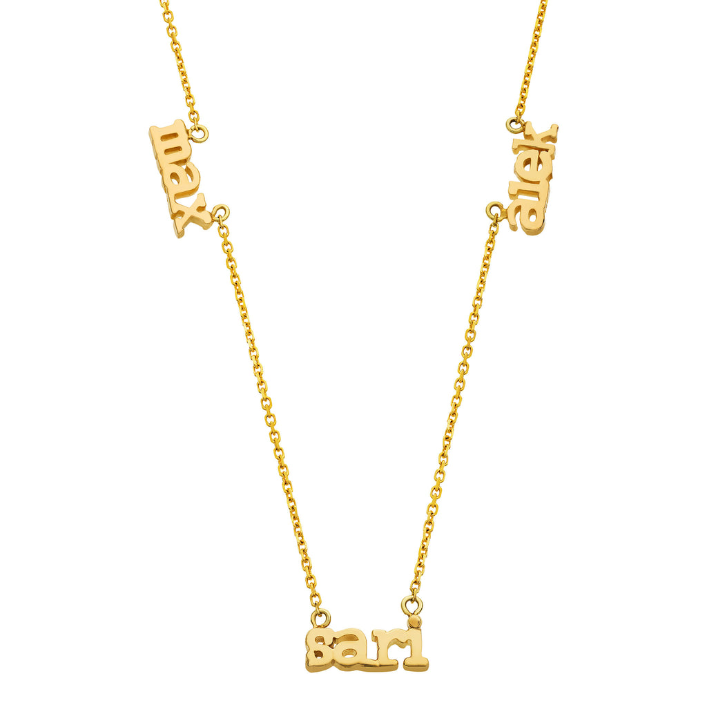 LJ Mini Name Necklace – LeahJessica Jewelry