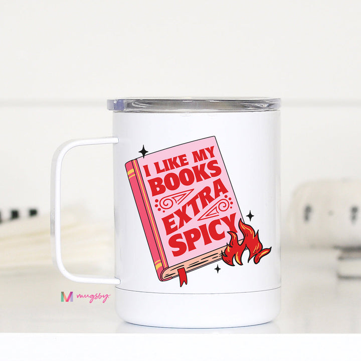 Funny Travel Mug, I Like My Men Like I Like My Books Fictional Mug –  Premium Fan Store