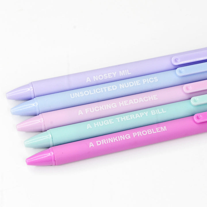 Mugsby - Days of the week Pen Set Edition, Pens, Pen Set, Funny Pens –  columbusketotreats