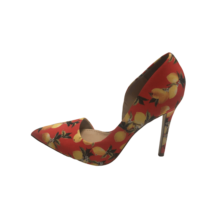 justfab floral heels