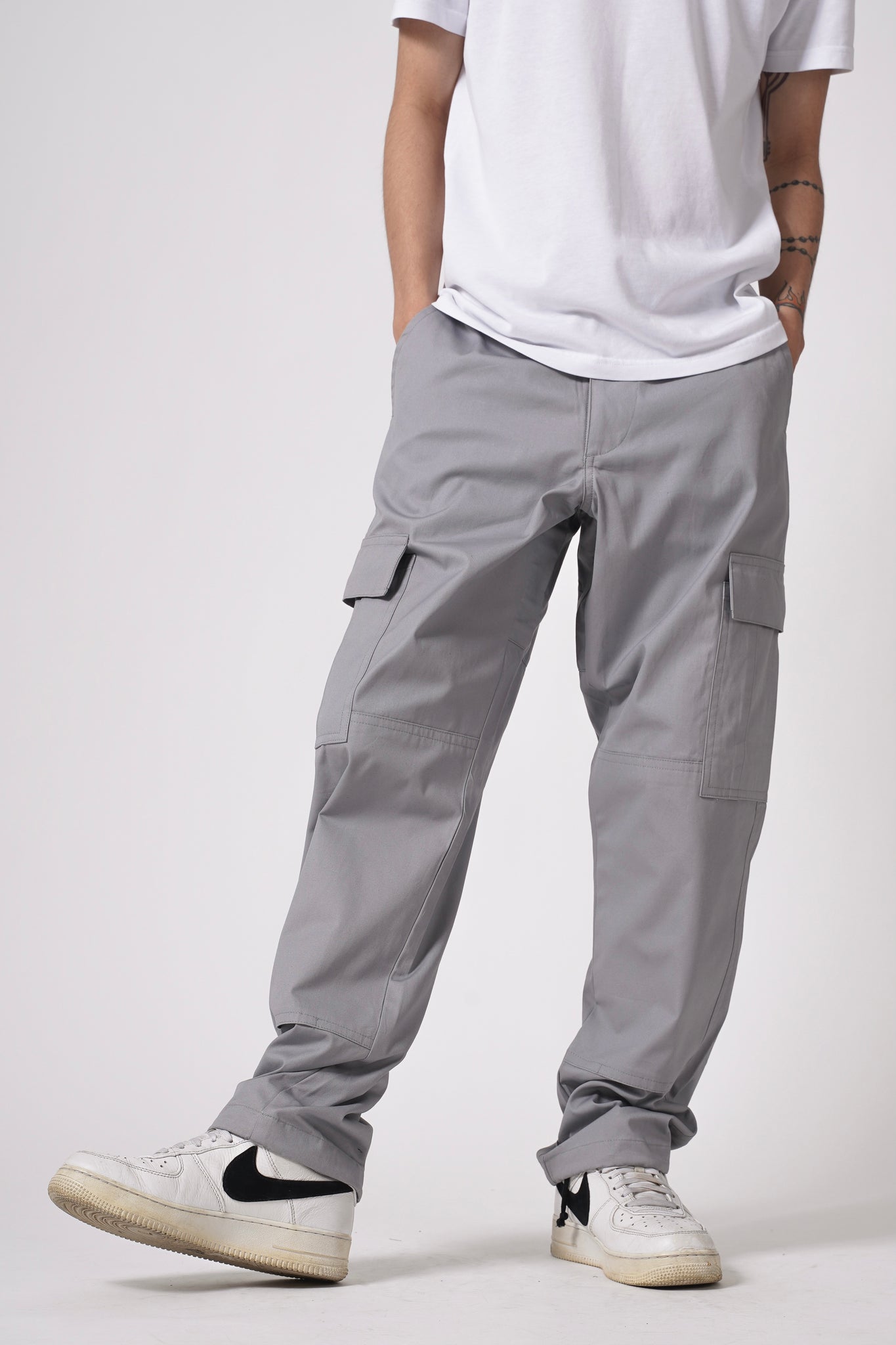 CLASSIC CARGO PANTS IN COOL GRAY – Haute Stuff Original