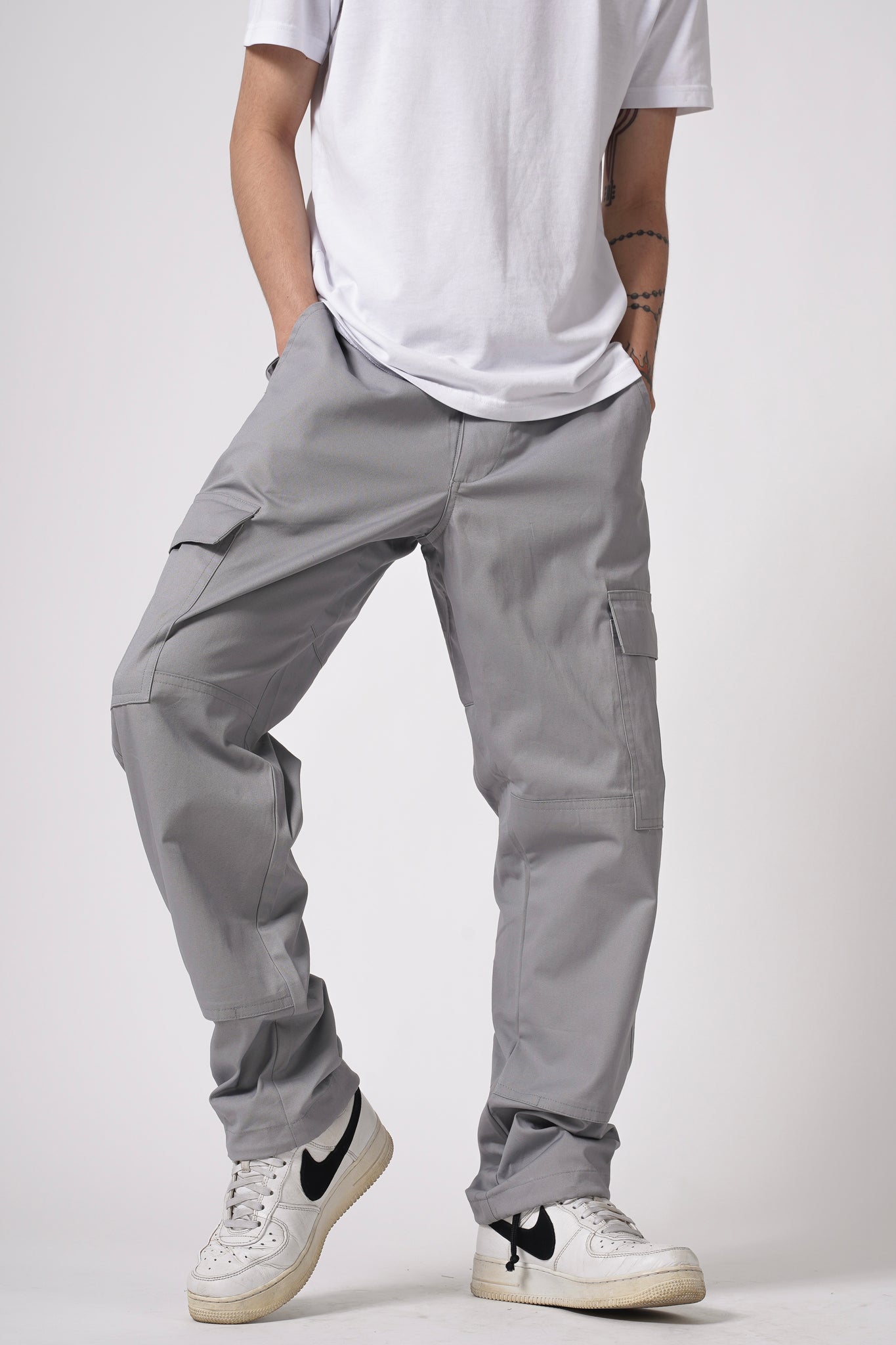 CLASSIC CARGO PANTS IN COOL GRAY – Haute Stuff Original