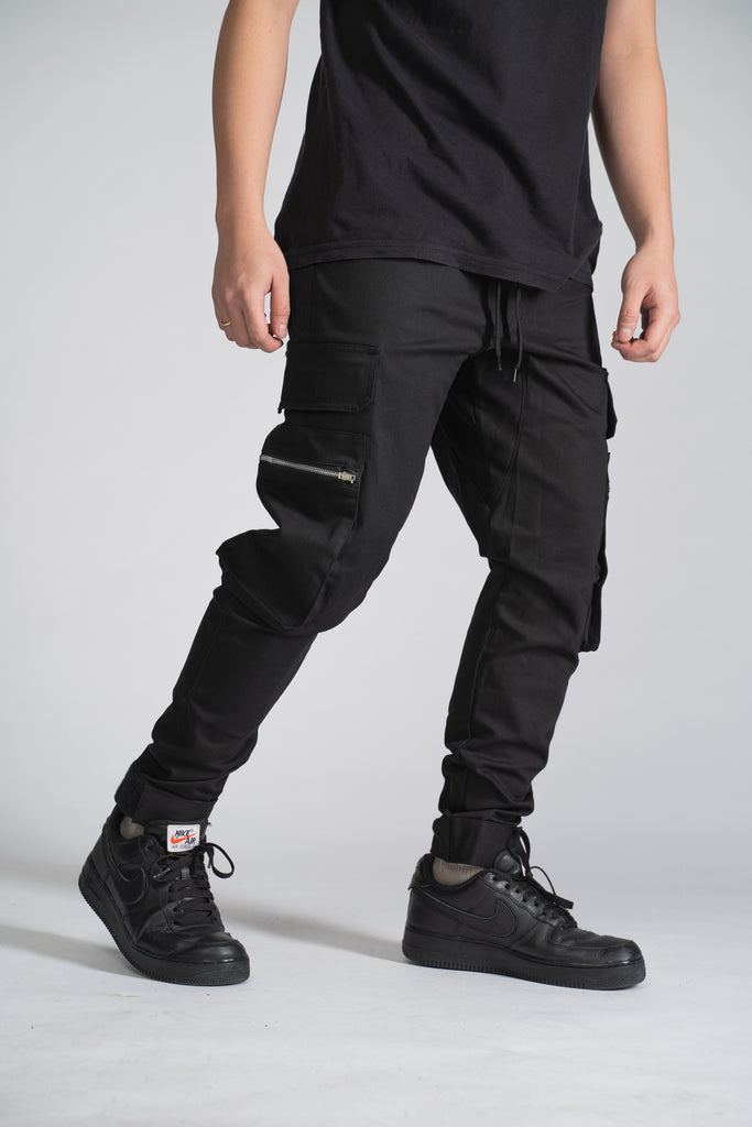 cargo pants with straps