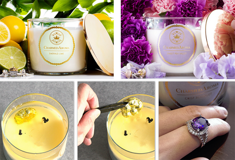 Amazon.com: Huge 21oz Ring Candles - Viral TikTok Gifts | Unique Surprise  Candles | Award Winning Scents | All Natural Soy Candle | Hand Poured in  USA (Calming Lavender, Ring Size 10) : Health & Household