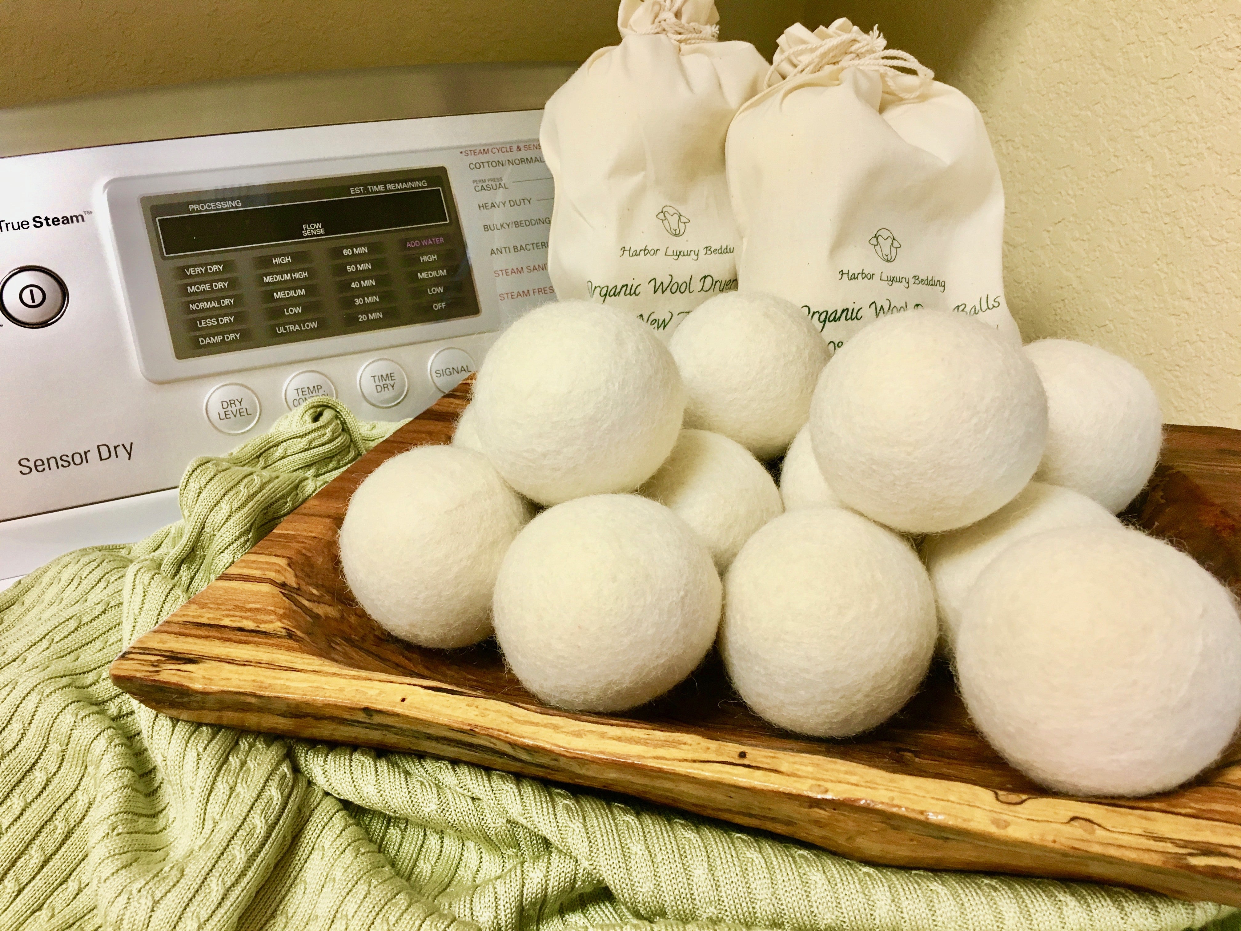 how to care for wool dryer balls