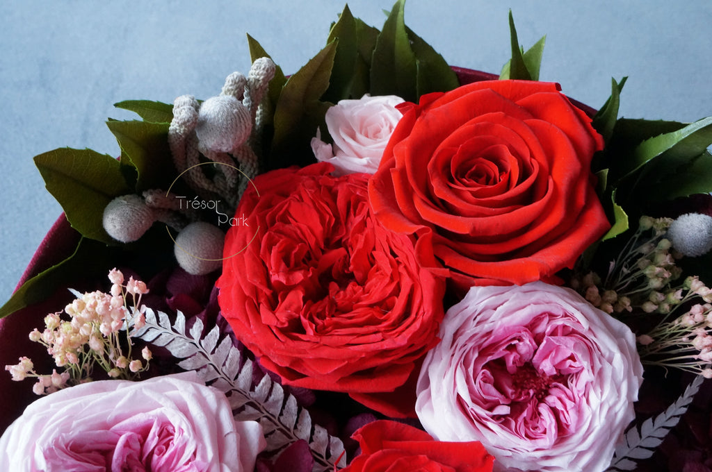 La Vie en Rose -Preserved Flower