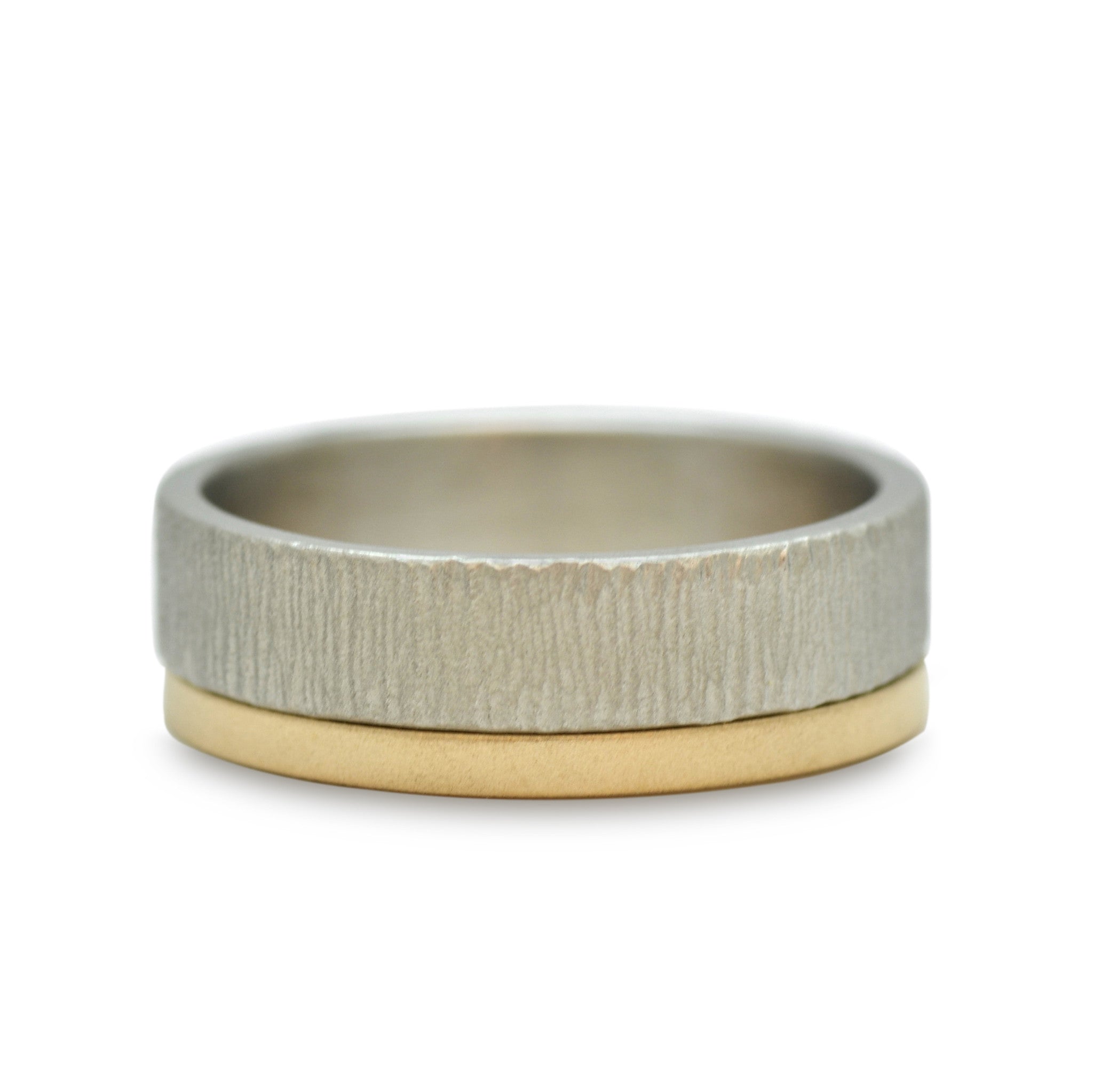 Linear Textured Ring Set