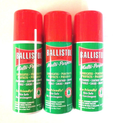 Ballistol 6oz & 1.5oz aerosol cans- Multi Purpose Oil-Lubricant Gun Cl –  Heintz Sales