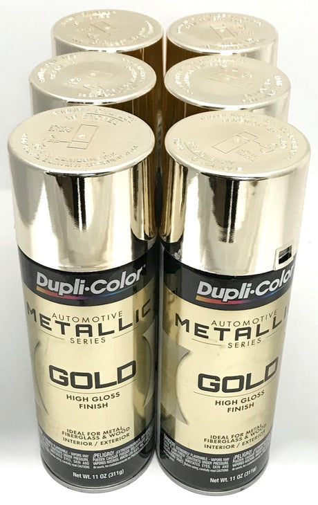 Duplicolor GS100-2 Pack Gold Metallic Spray - 11 oz Aerosol Can