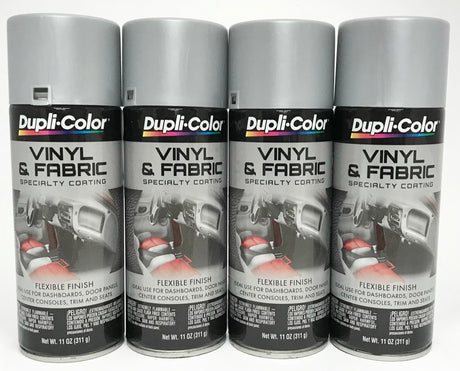 Duplicolor HVP105 - 6 Pack Vinyl & Fabric Spray Paint White - 11