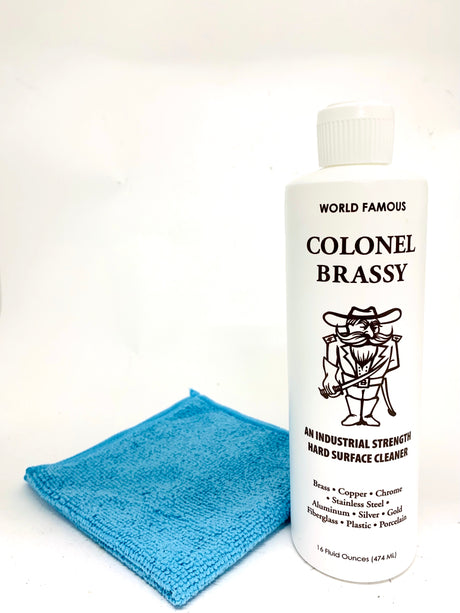 Colonel Brassy - Hard Surface Cleaner/Polish - Motorcycle Boat ATV RV  Metal-16oz
