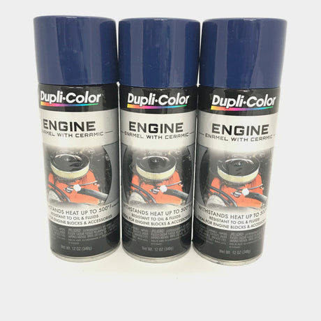 Duplicolor DE1601 - 3 Pack Engine Enamel Paint with Ceramic Ford Blue –  Heintz Sales