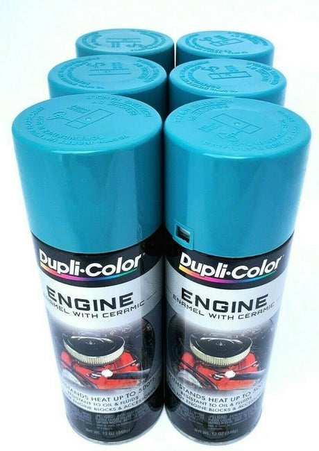 Dupli-Color De1616 Ceramic Pontiac Blue Metallic Engine Paint - 12 oz