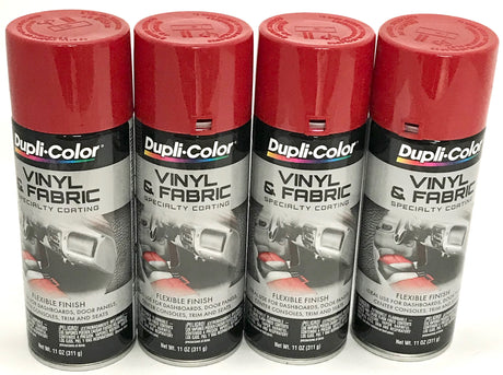 Duplicolor HVP100 - 3 Pack Vinyl & Fabric Spray Paint Red - 11 oz – Heintz  Sales