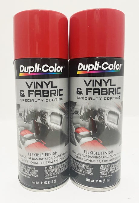 Duplicolor HVP100 - 4 Pack Vinyl & Fabric Spray Paint Red - 11 oz – Heintz  Sales