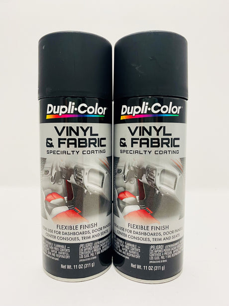 Duplicolor HVP104 - 6 Pack Vinyl & Fabric Spray Paint Gloss Black - 11 –  Heintz Sales