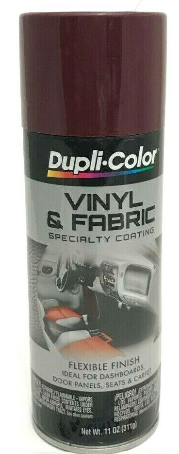 Duplicolor Vinyl & Fabric Coating: Flat Black, Aerosol, Flexible, Resists  Cracking, Flaking, & Peeling, 11 Oz HVP106 - Advance Auto Parts