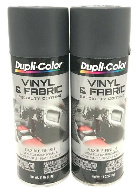 Duplicolor HVP103 - 2 Pack Vinyl & Fabric Spray Paint Silver - 11