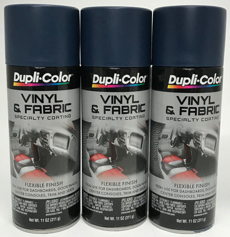 Duplicolor HVP102 - 2 Pack Vinyl & Fabric Spray Paint Blue - 11 oz