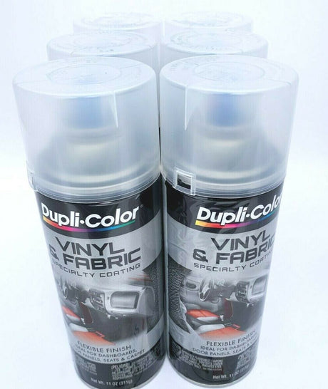 Duplicolor HVP104 - 6 Pack Vinyl & Fabric Spray Paint Gloss Black - 11 –  Heintz Sales