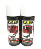 VHT SP101-2 PACK Flat White High Temperature FlameProof Header Paint - 11 oz