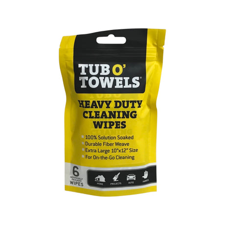 Tub O' Towels Tw90 - 2 Pack Heavy Duty Extra Large 10 x 12 Cleaning Wipes
