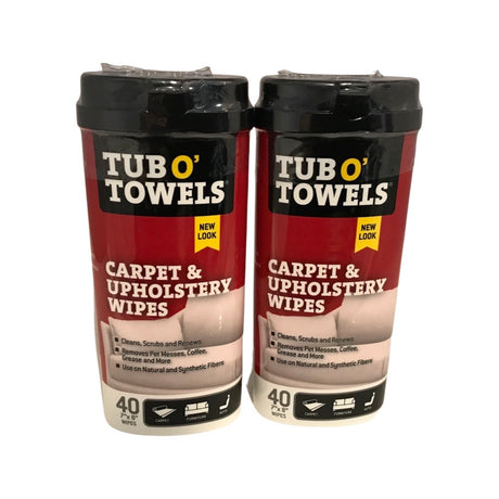 Tub O' Towels Carpet/Upholstery Scrubbing Wipes (40-Count)