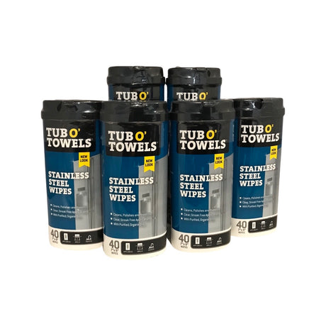 Tub O' Towels TW40 - 2 Pack Heavy-Duty Multi-Surface Cleaning Wipes 