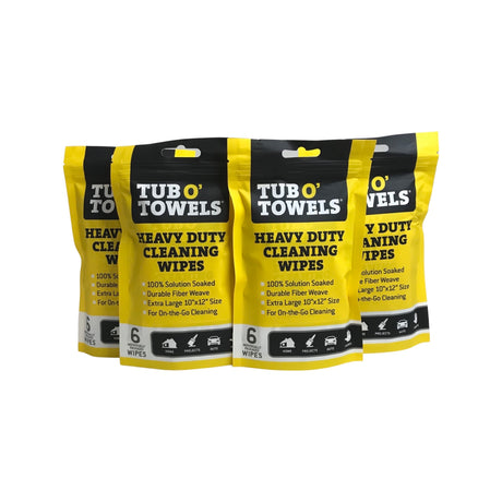 Tub O' Towels Tw40-chr - Heavy Duty Chrome Wipes 40 Ct.