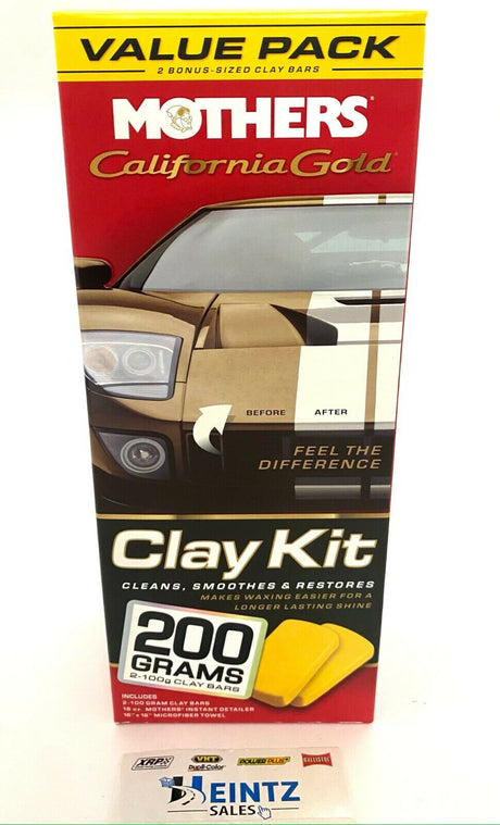 MOTHERS 07240 California Gold Clay Kit 2 PACK - Smoothes & Restores - –  Heintz Sales