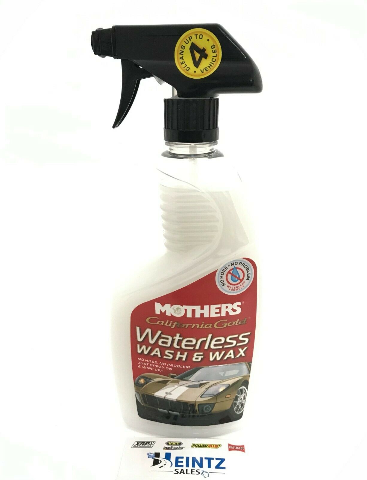 MOTHERS 15644 Speed Waterless Wash & Wax - Spray, Wipe, Done - 24