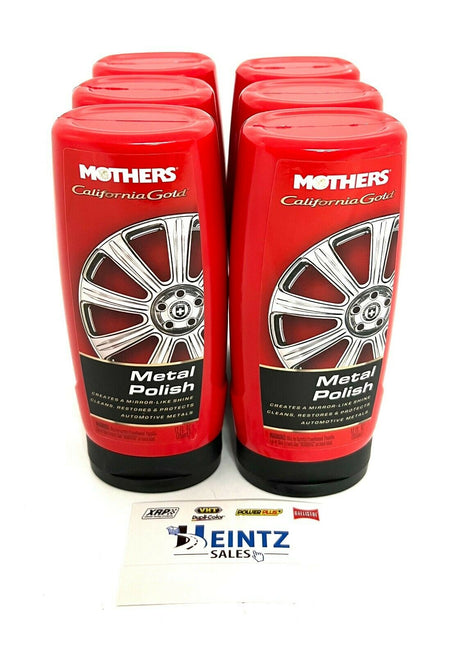 Mothers Polish Bundle - Gallon Mag & Aluminum Polish for Aluminum,  Stainless Steel, Brass with Mothers Microfiber Applicator Pads