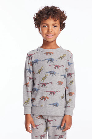 CHA Skeleton Dino Sweatshirt - Lula Boutique 