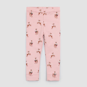 MIL Pink Reindeer Games Leggings - Lula Boutique 