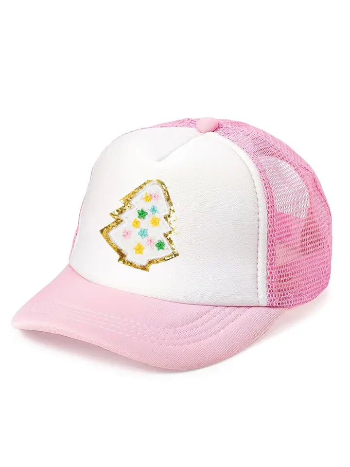 SWE Pastel Christmas Tree Patch Trucker Hat