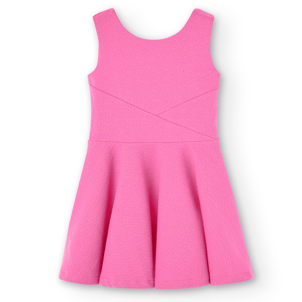 Pink Eyelet Sleeveless Dress