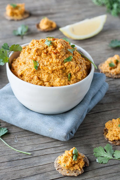 Moroccan-Spiced Carrot Hummus