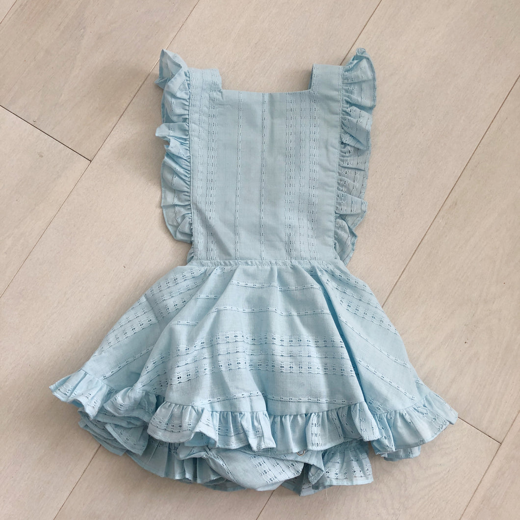 baby blue pinafore dress