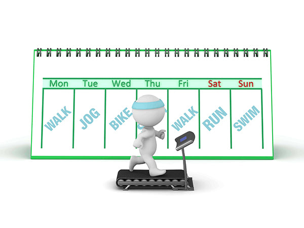 pedometer walking, weekly walking calendar 