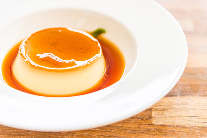 Healthy Coconut Creme Caramel Custard 16 Servings