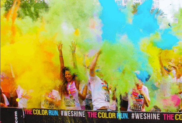 fun run, color run