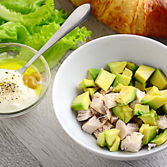 Chicken Salad with Avocado & Cliantro