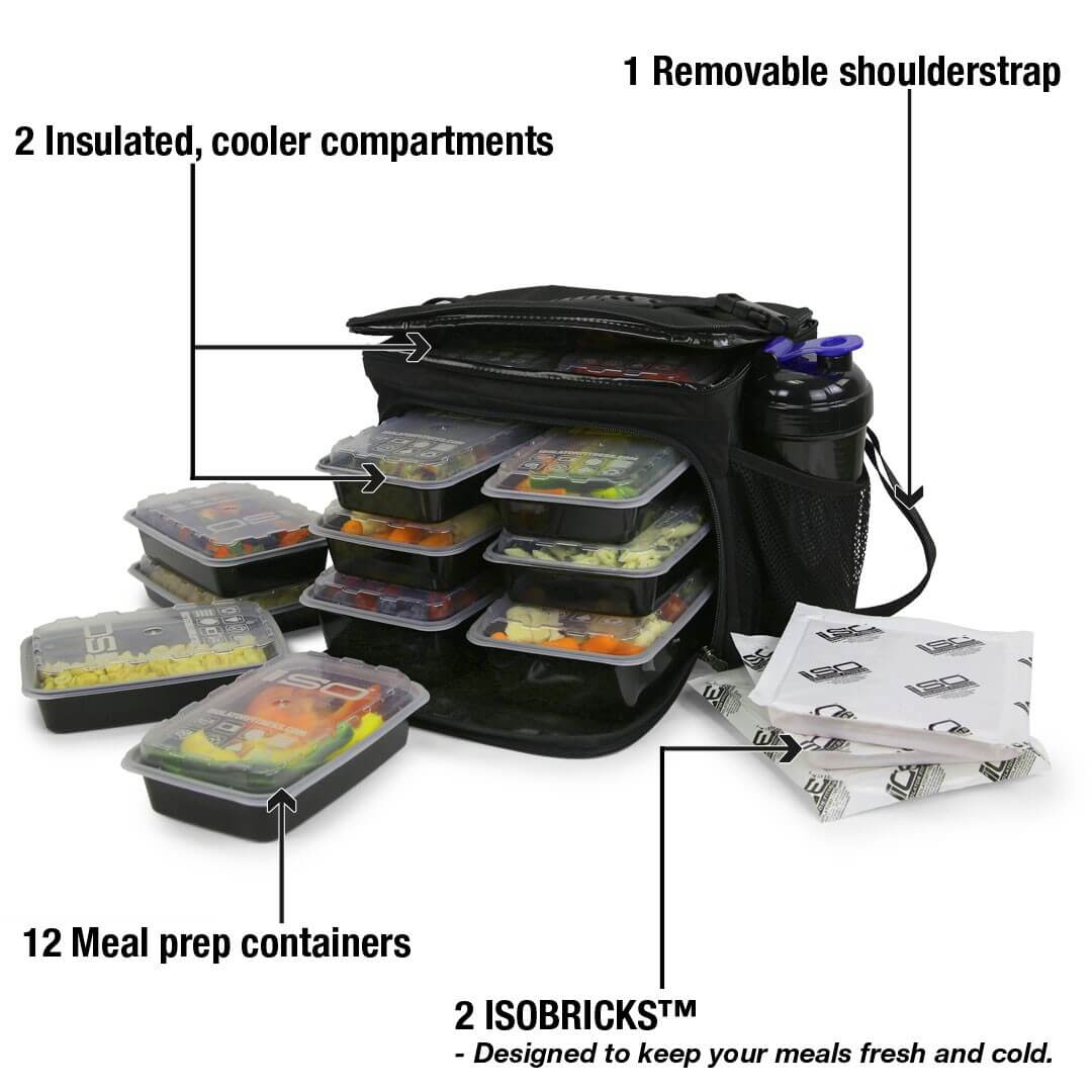 Built Icehouse Cube Everyday Lunch Bag in Black 